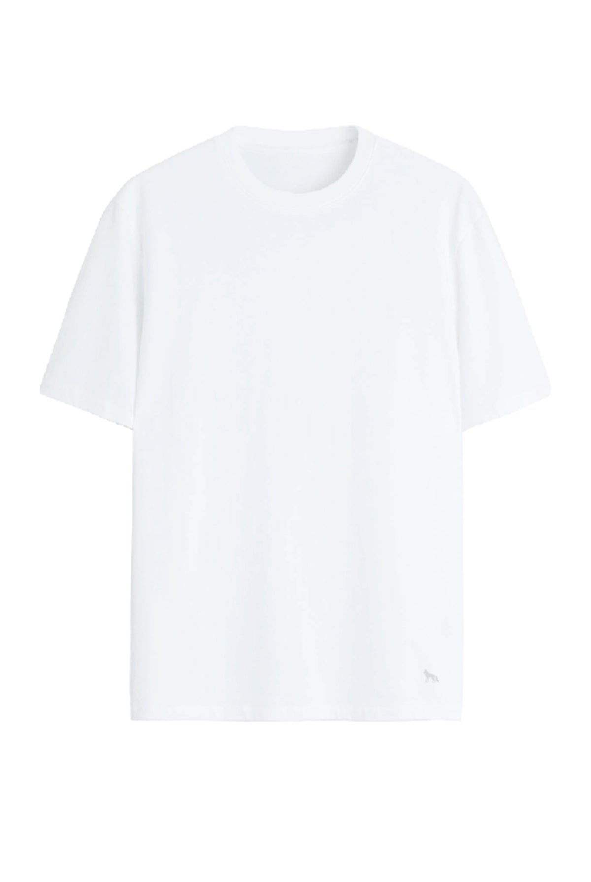 Camiseta Básica Lisa Masculina Acostamento Branco