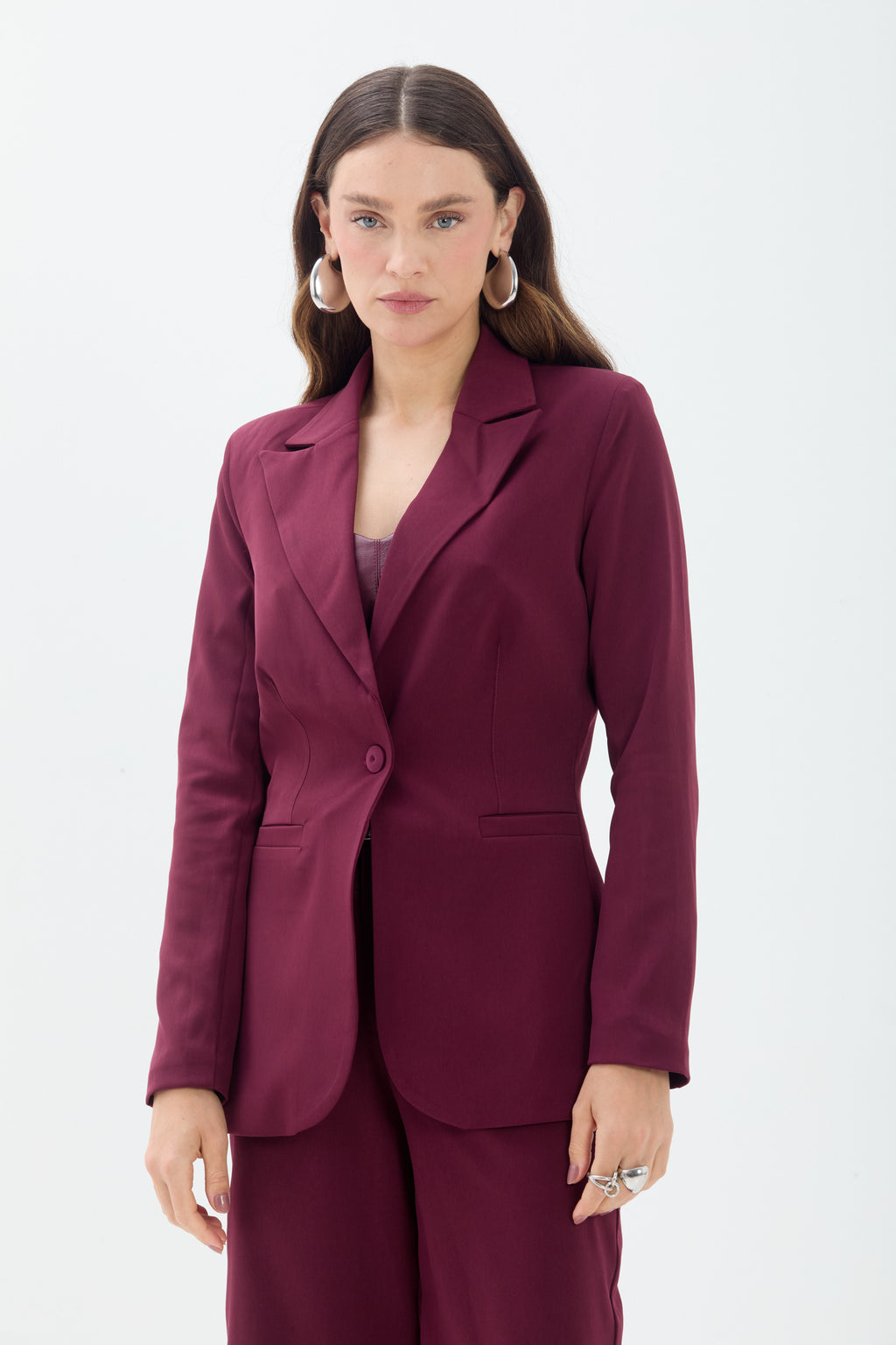 Blazer Alfaiataria Acinturado ACT Feminino Preto