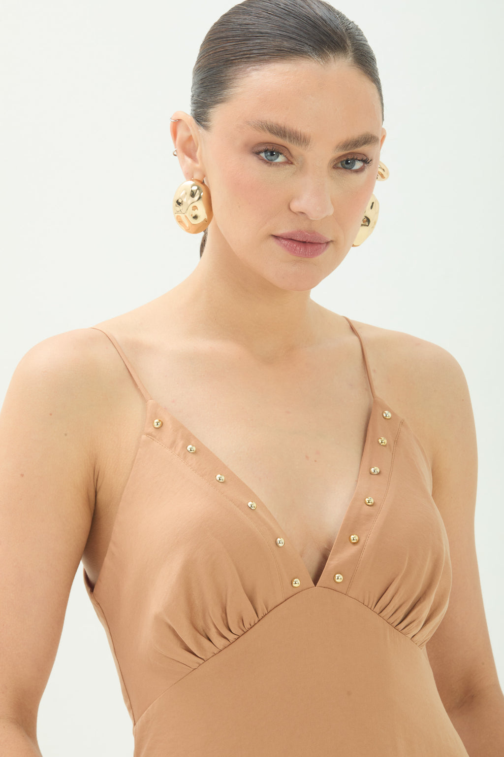 Vestido Longo Minimalista ACT Feminino Deep Ruby