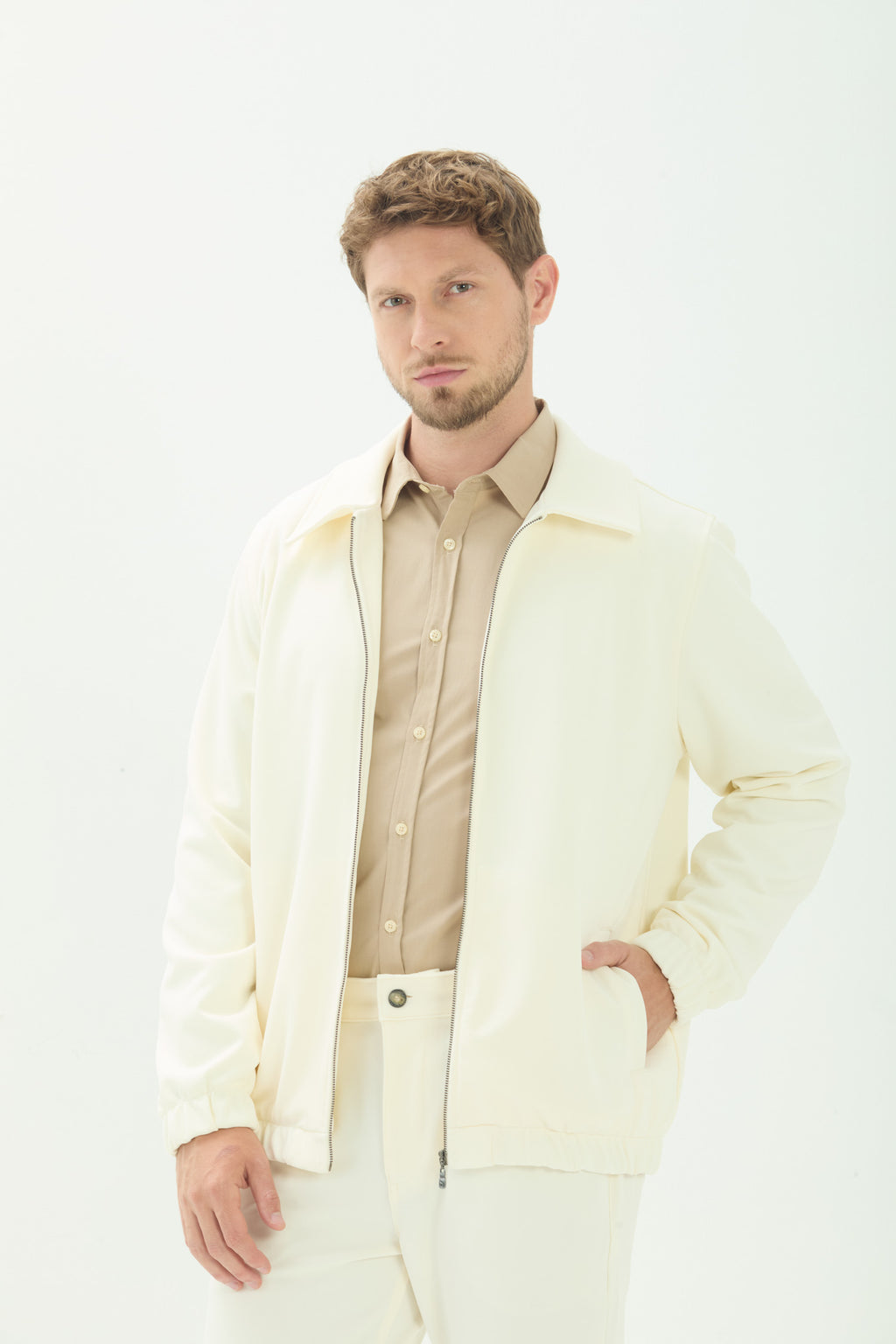 Jaqueta Tech Bomber Masculina Acostamento Off White