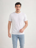 Camiseta Premium Lobo Bordado Masculina Acostamento Branco