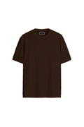 Camiseta Casual Gola Ribana Masculina Acostamento Marrom Ipe