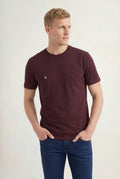 Camiseta Casual Minimalista Masculina Acostamento Barca