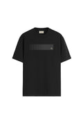 Camiseta Básica Estampada Masculina Acostamento Preto