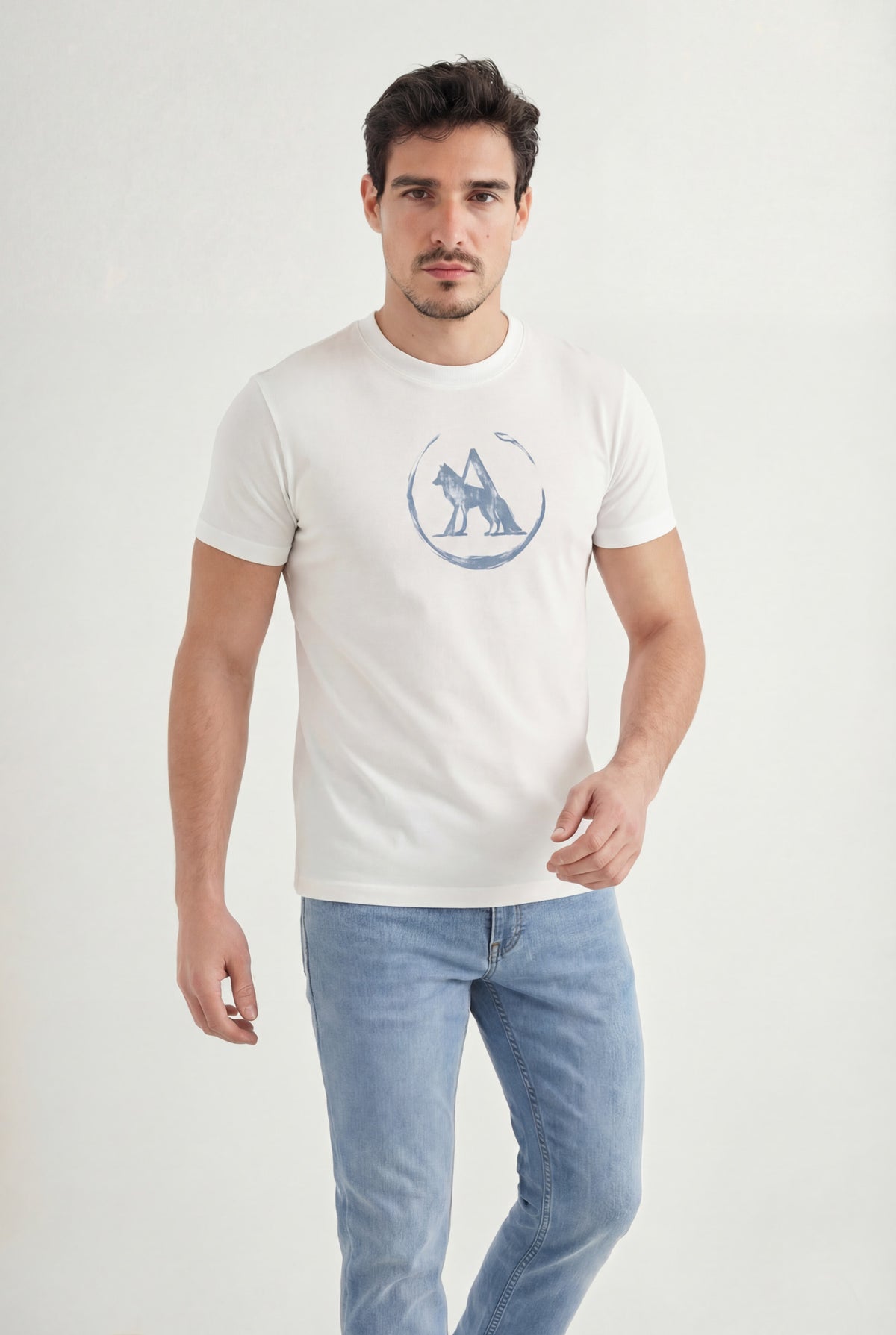 Camiseta Estampada Masculina Acostamento Off White