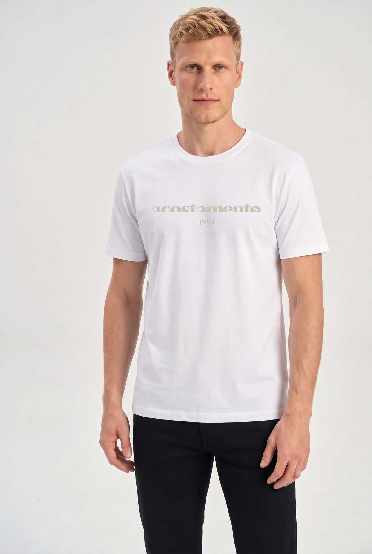 Camiseta Estampa Frontal Masculina Acostamento Marrom Ipe
