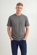 Camiseta Gola Redonda Masculina Acostamento Branco