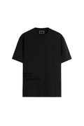 Camiseta Casual Gola Contrastante Masculina Acostamento Preto