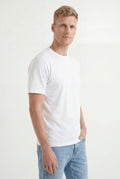 Camiseta Scrivania Pima Casual Masculina Acostamento Branco