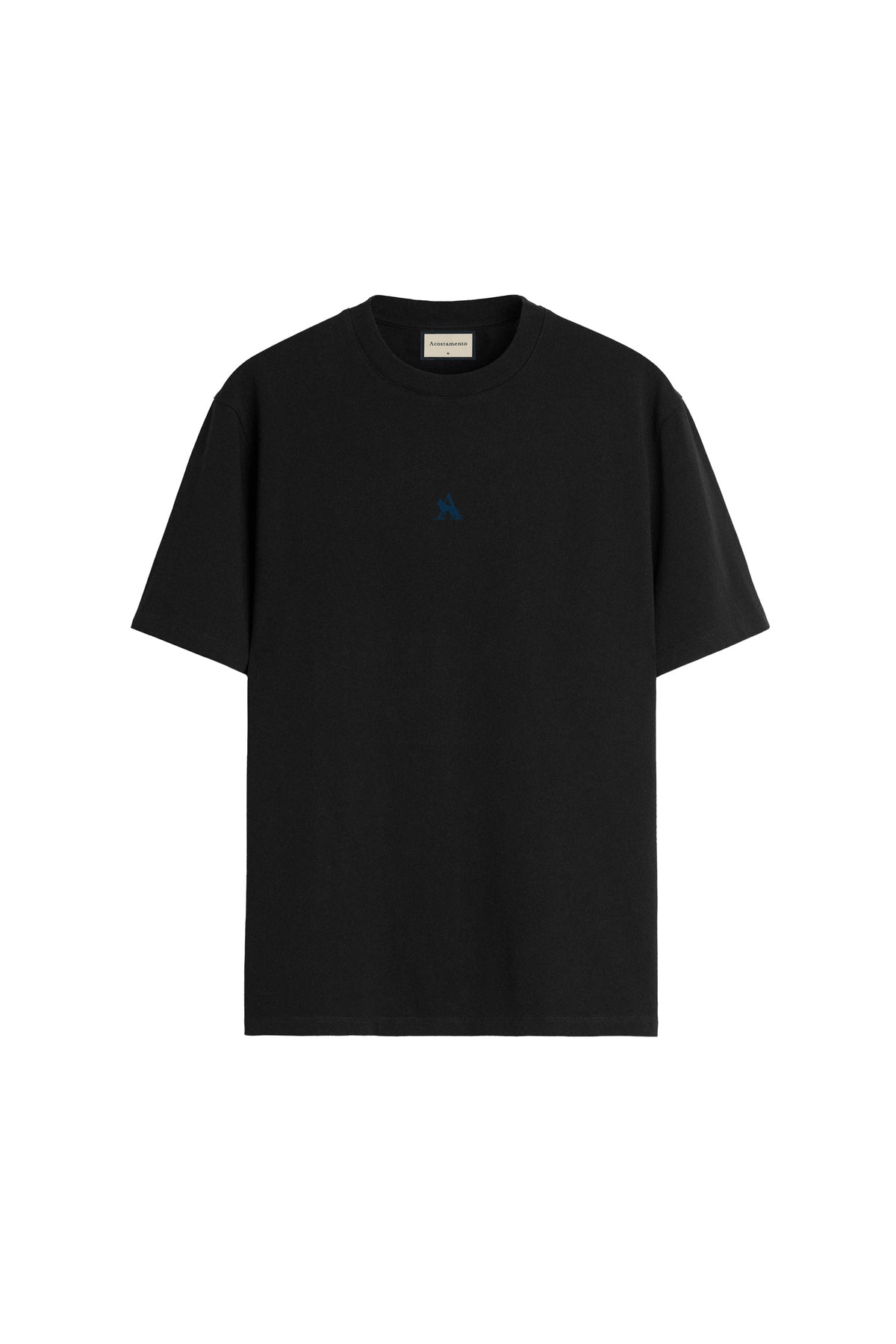 Camiseta Estampada Masculina Acostamento Preto