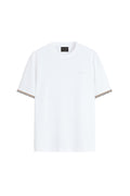 Camiseta Casual Masculina Acostamento Branco