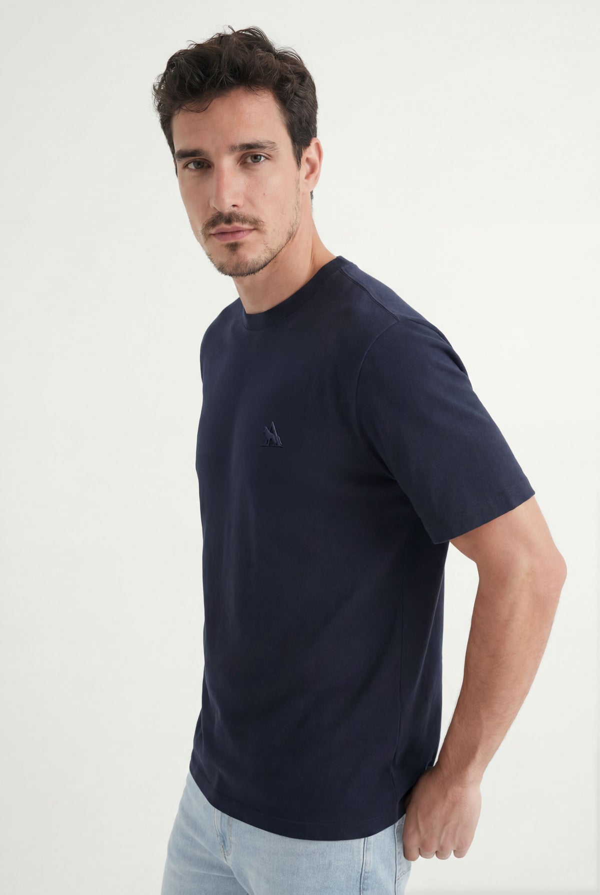 Camiseta Tech Casual Premium Masculina Acostamento Marinho