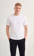 Camiseta Scrivania Lobo Masculina Acostamento Branco