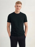 Camiseta Scrivania Lobo Masculina Acostamento Verde Folhagem