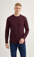 Camiseta Manga Longa Básica Masculina Acostamento Barca