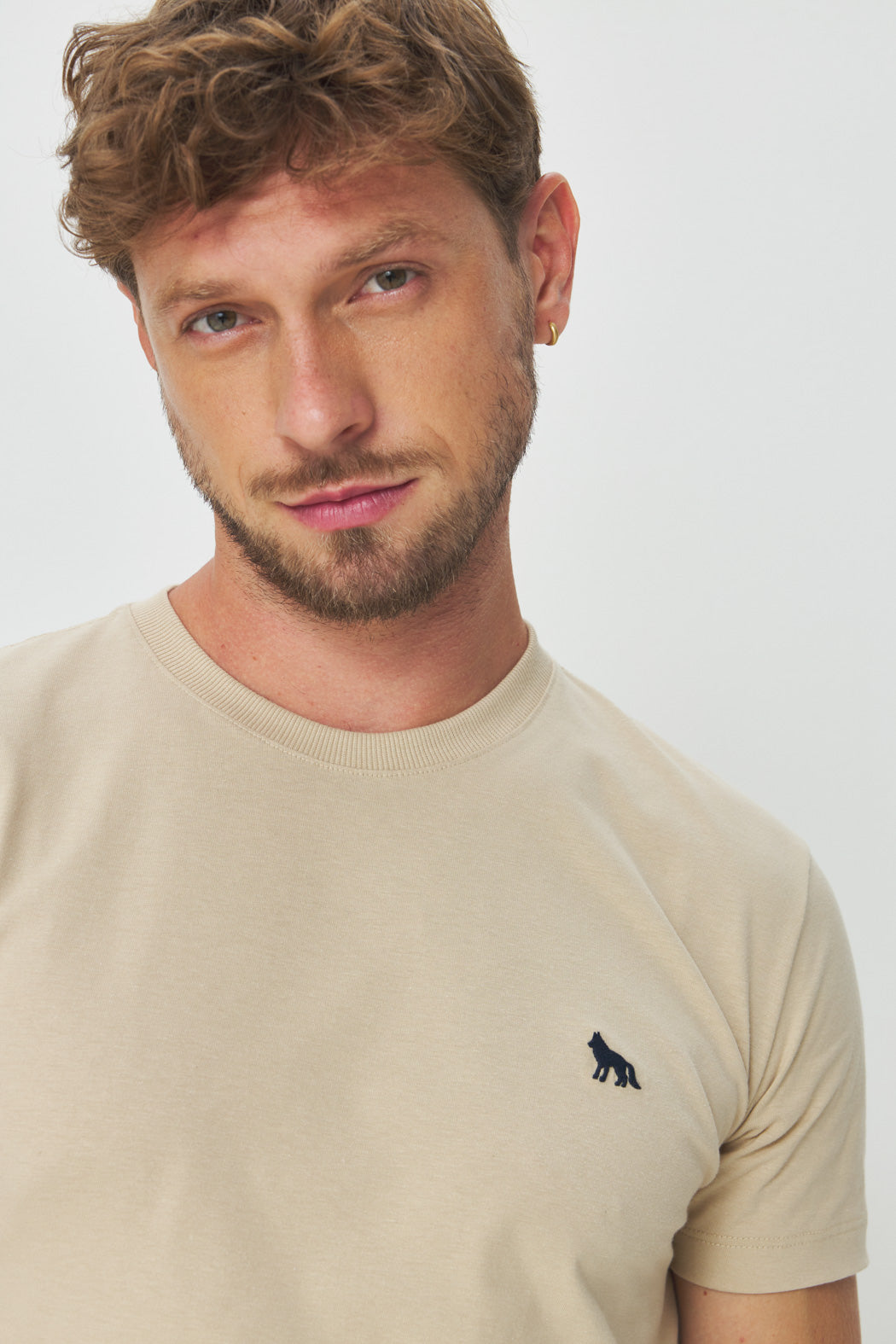 Camiseta Básica Masculina Acostamento Rosado