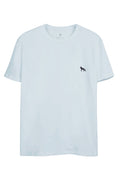 Camiseta Lobo Costas Masculina Oversize Acostamento Azul Maresia