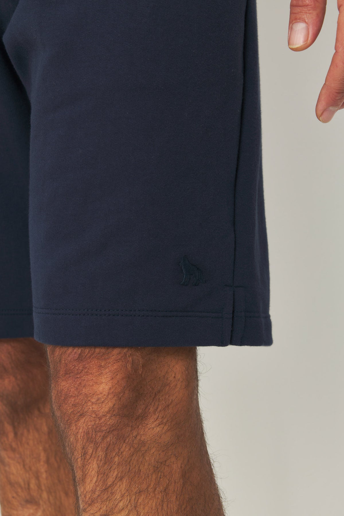 Bermuda Moletom Casual Masculina Acostamento Marinho