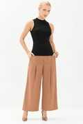 Blusa Canelada Gola Alta  ACT Feminino Preto