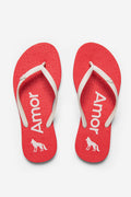 Chinelo Palavra Positiva ACT Feminino Vermelho