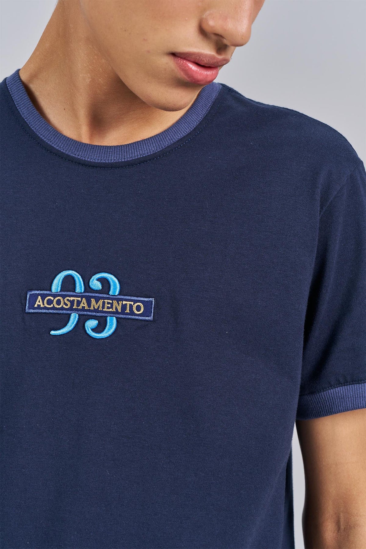 Camiseta Duo Menino Acostamento Next Marinho