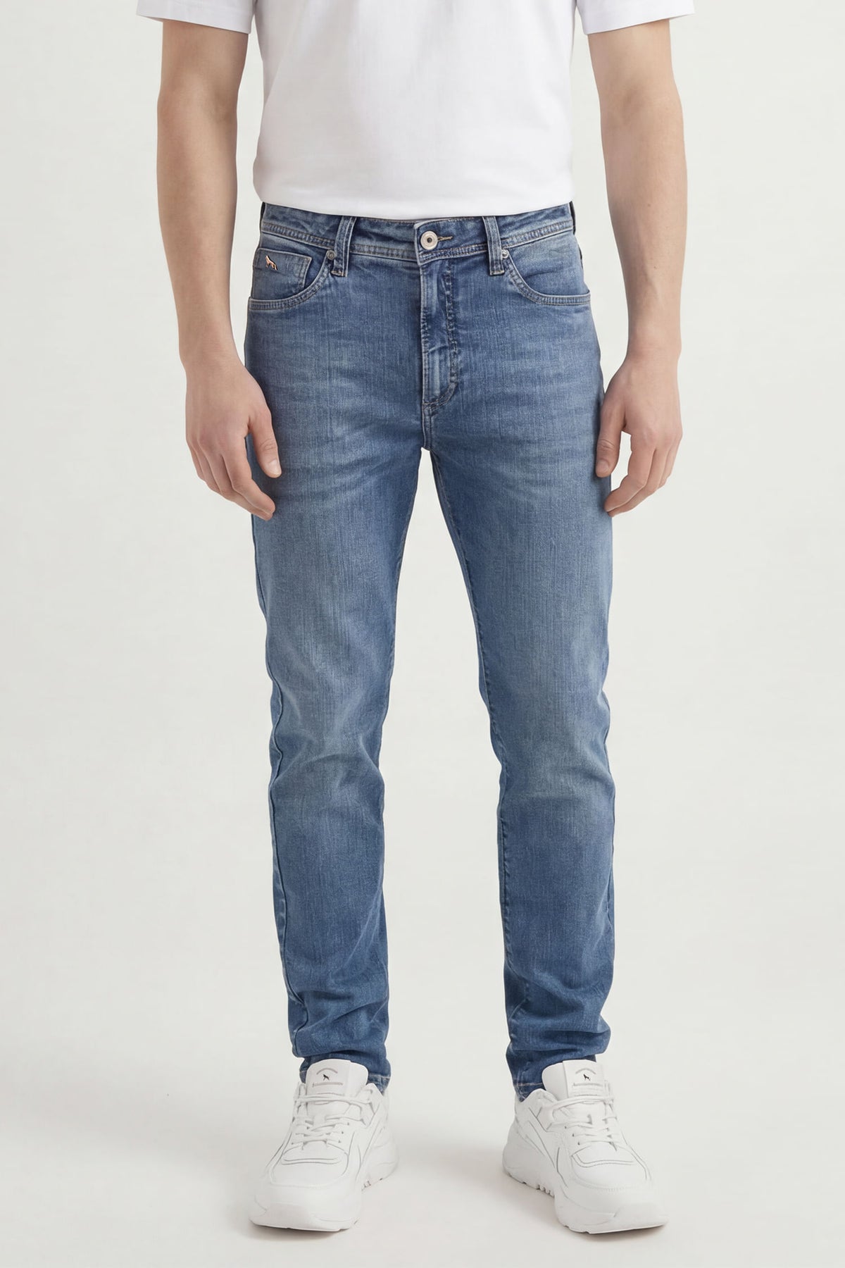 Calça Jeans Rock Urban Masculina Acostamento Jeans Intermediario