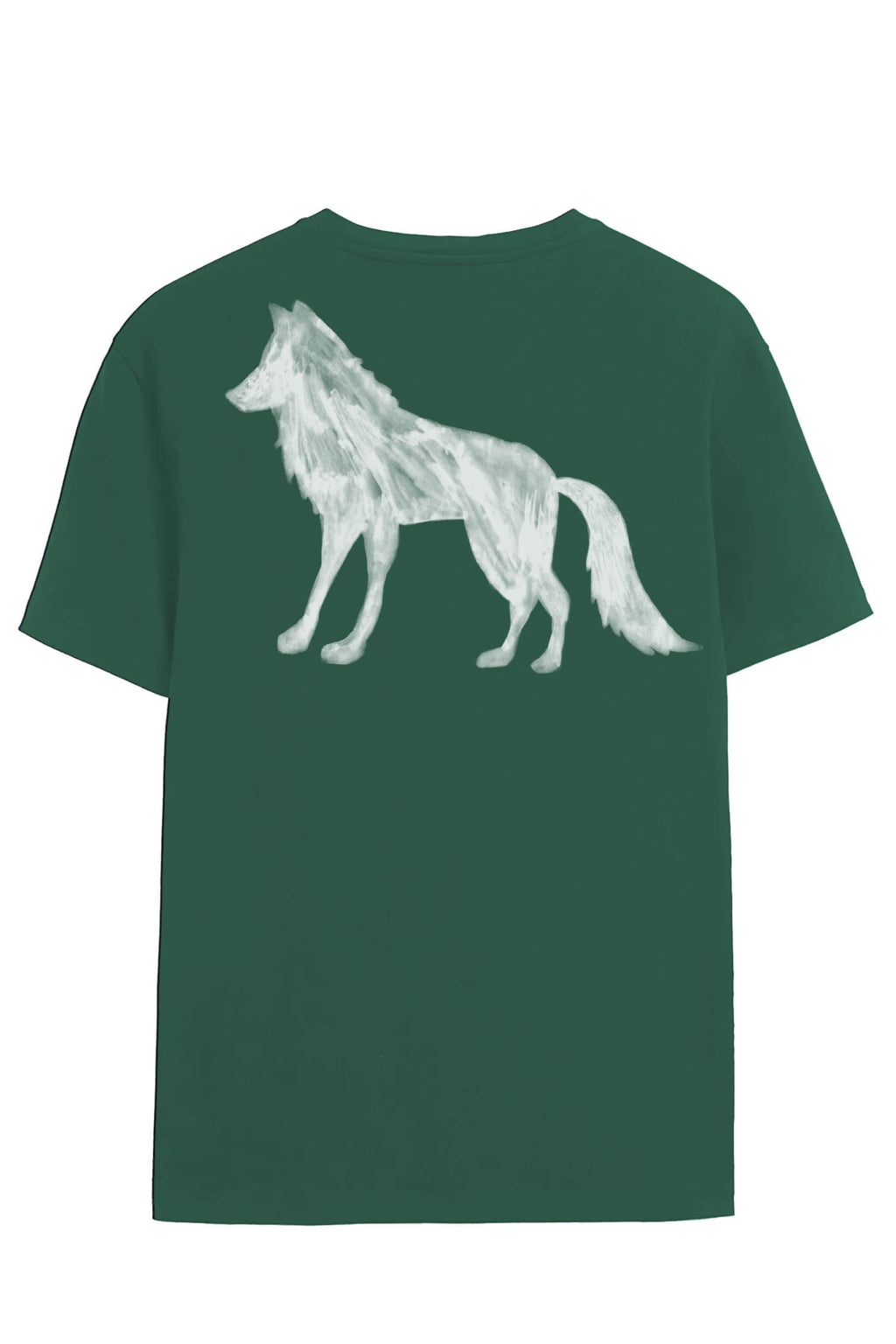 Camiseta Wolf Max Costas Masculina Acostamento Verde Militar