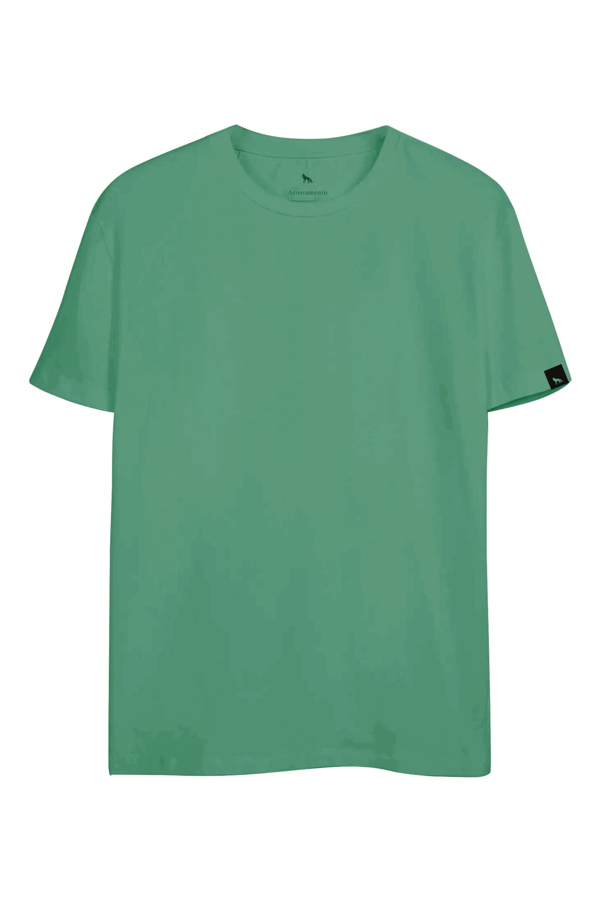 Camiseta Silk Manga Masculina Oversize Acostamento Verde Tropical