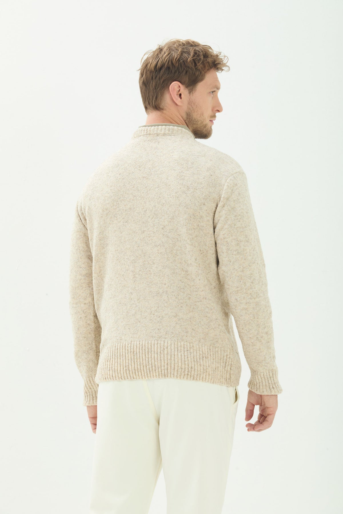 Suéter Tricot Masculino Acostamento Off White