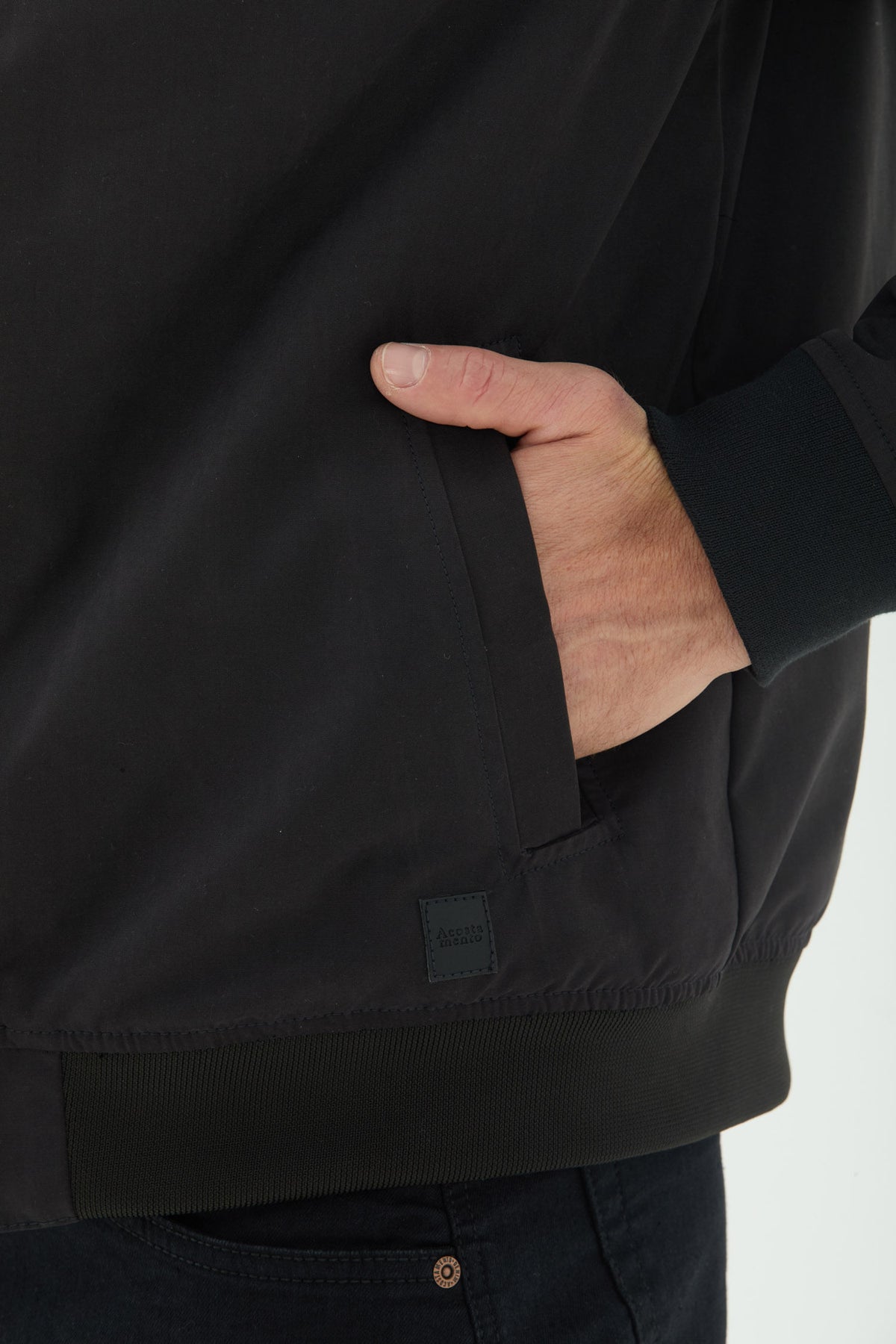 Jaqueta Tech Urbana Masculina Acostamento Preto