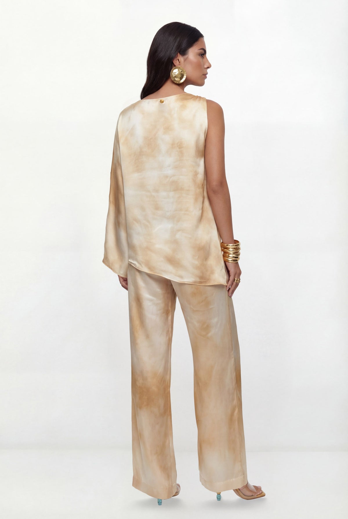 Blusa Assimétrica Com Metal ACT Feminina Dust Glow