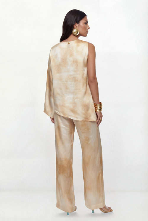 Blusa Assimétrica Com Metal ACT Feminina Dust Glow