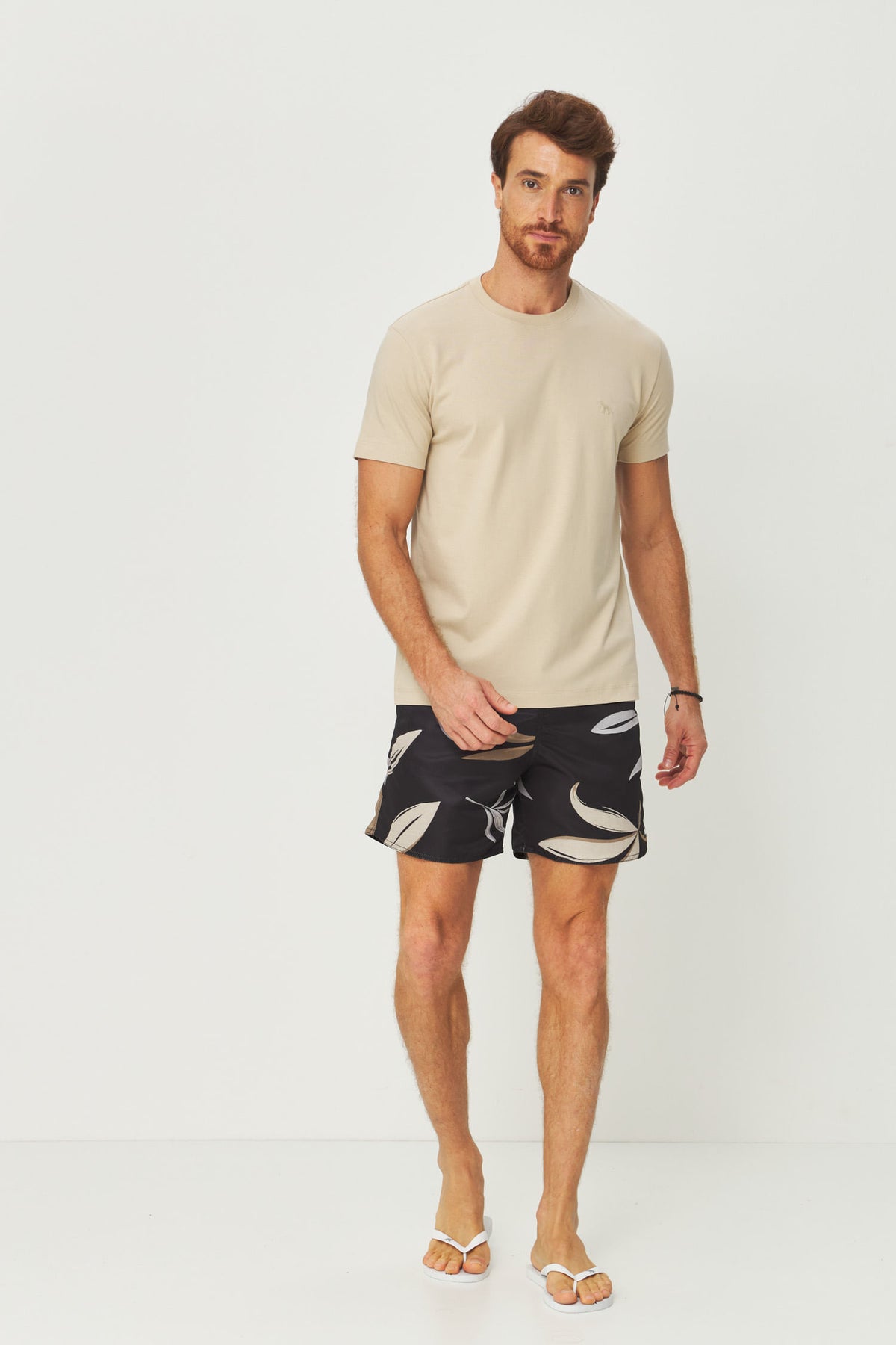 Camiseta Clássica Pima Masculina Acostamento Goanna