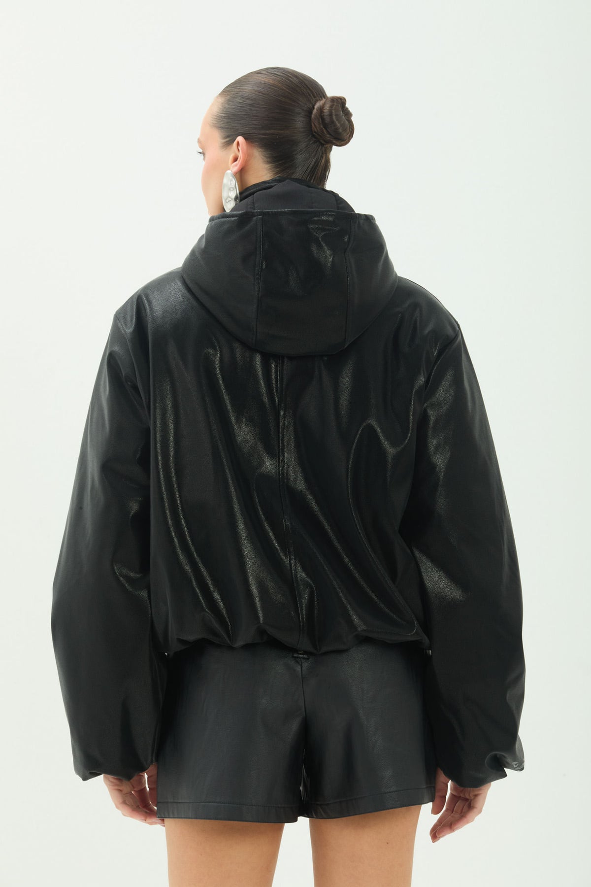 Jaqueta Com Capuz ACT Feminina Preto
