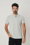 Polo Casual Basic Masculina Acostamento Verde Cidreira