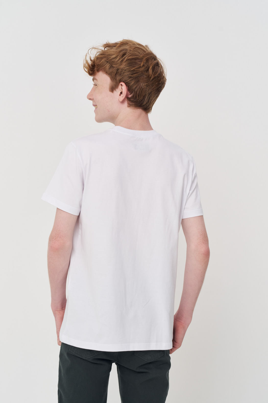 Camiseta Estampada Menino Acostamento Next Branco