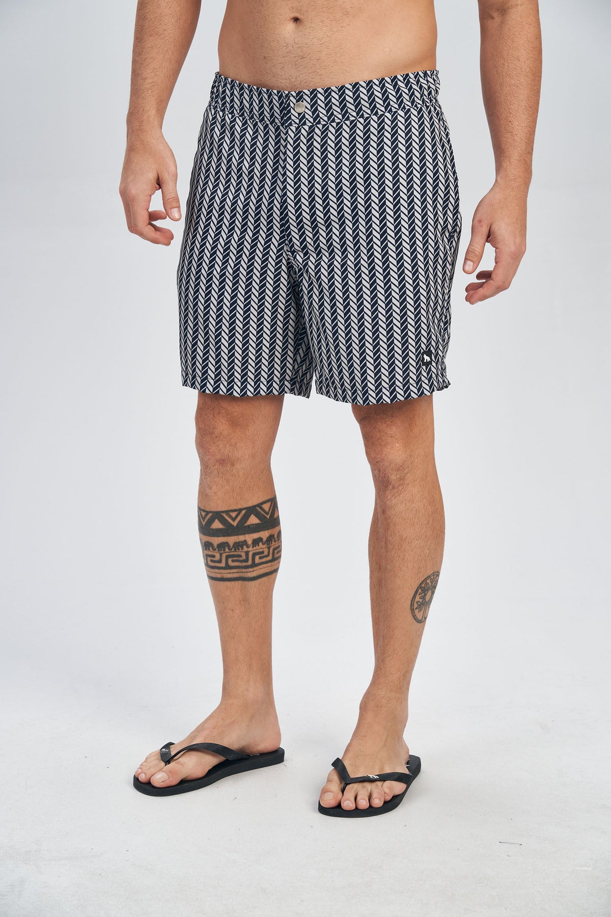 Short Zig Zag Masculino Acostamento Geometric