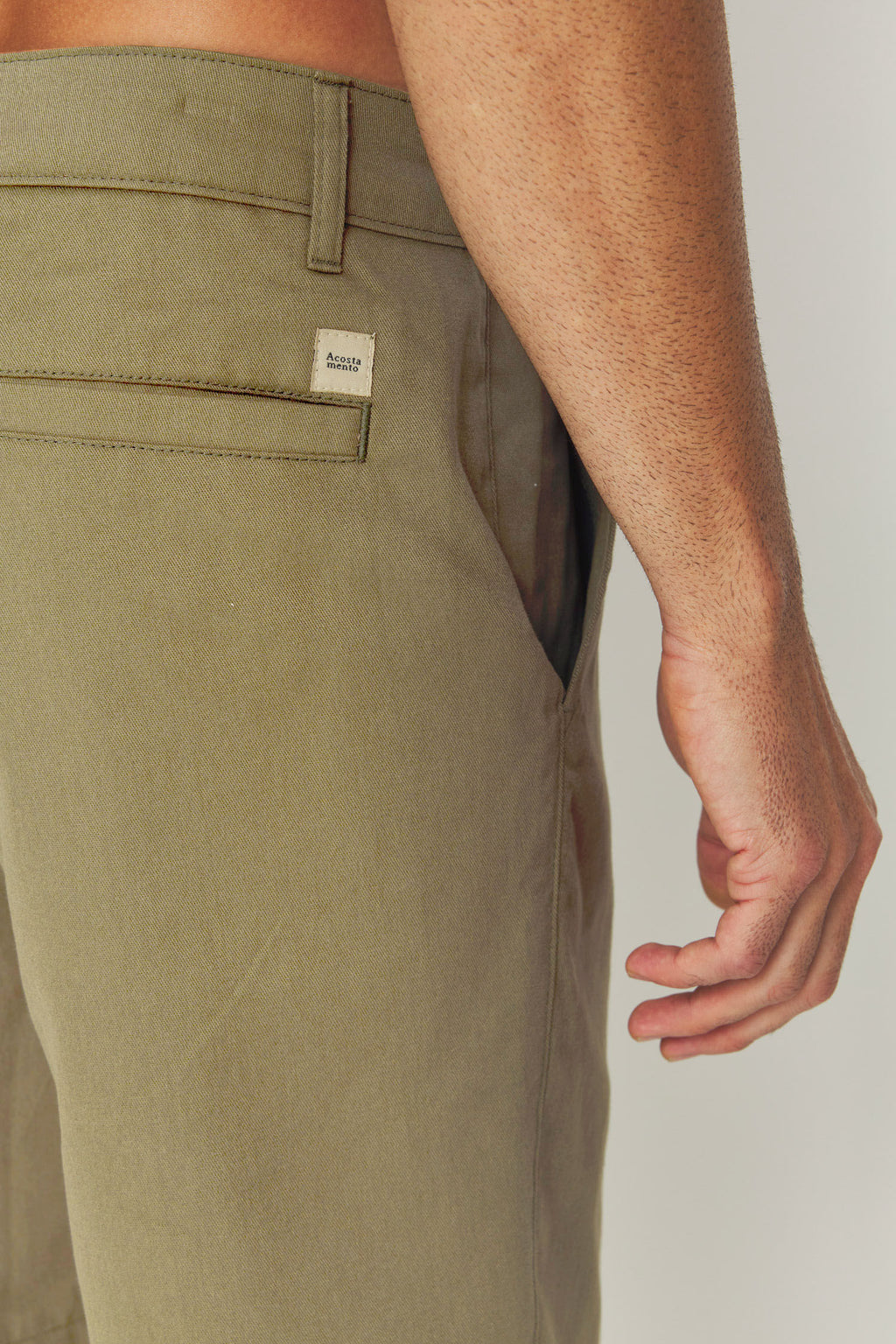 Bermuda Cotton Moderna Masculina Acostamento Areia