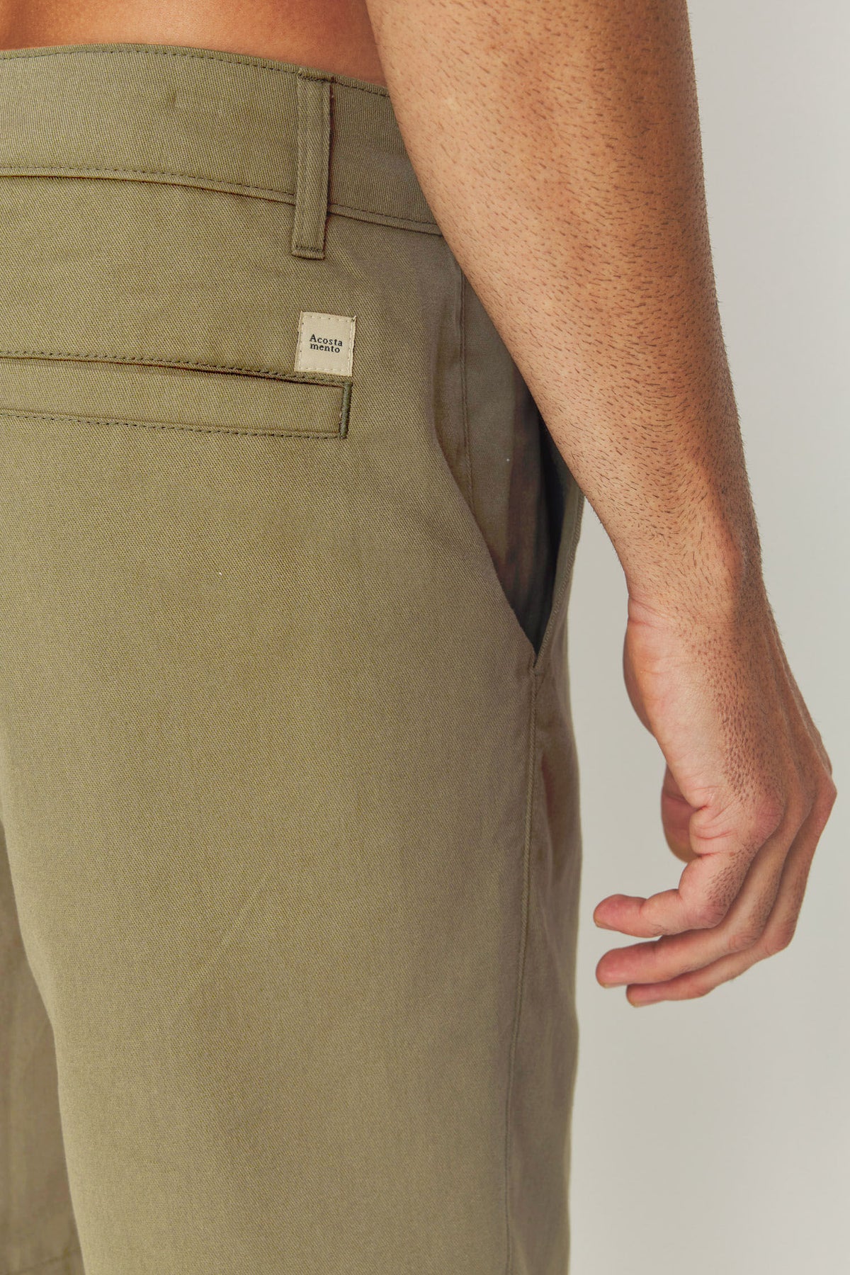 Bermuda Cotton Moderna Masculina Acostamento Areia