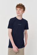Camiseta Casual Estampada Menino Acostamento Next Preto