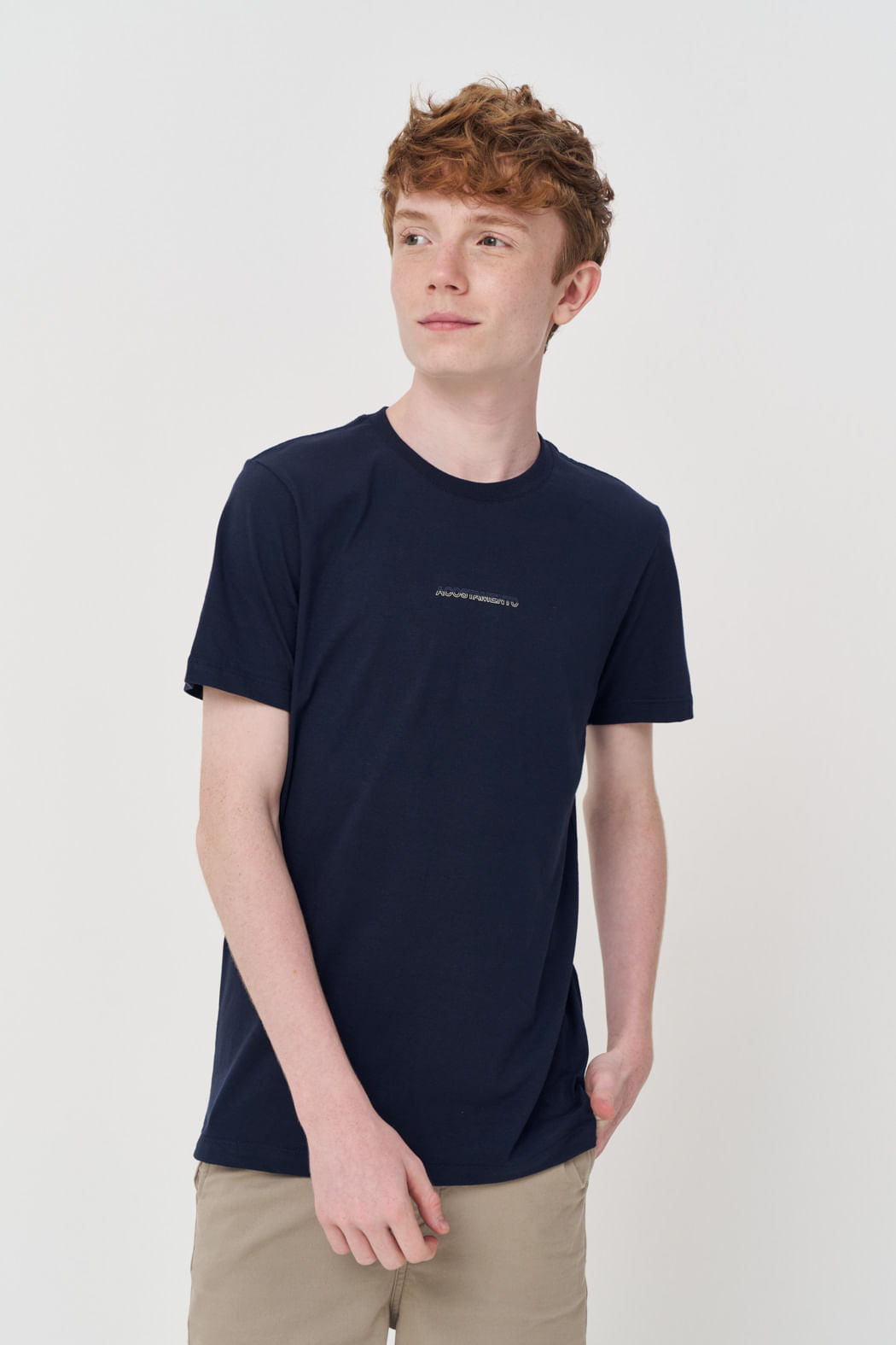 Camiseta Casual Estampada Menino Acostamento Next Preto