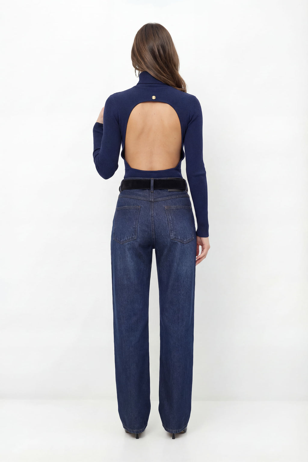 Body Gola Alta ACT Feminino Royal Blue