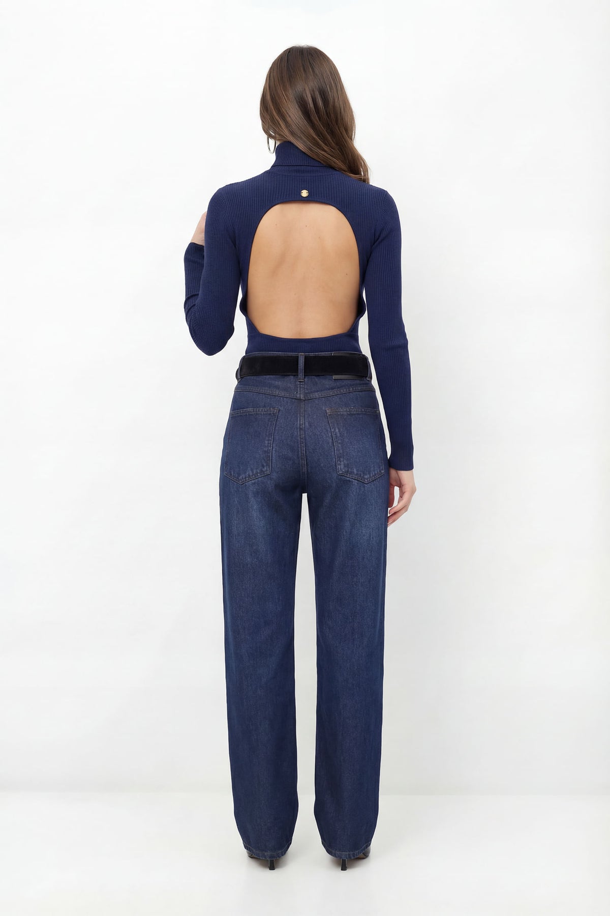 Body Gola Alta ACT Feminino Royal Blue