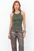 Regata Básica Moderna ACT Feminina Midnight Green