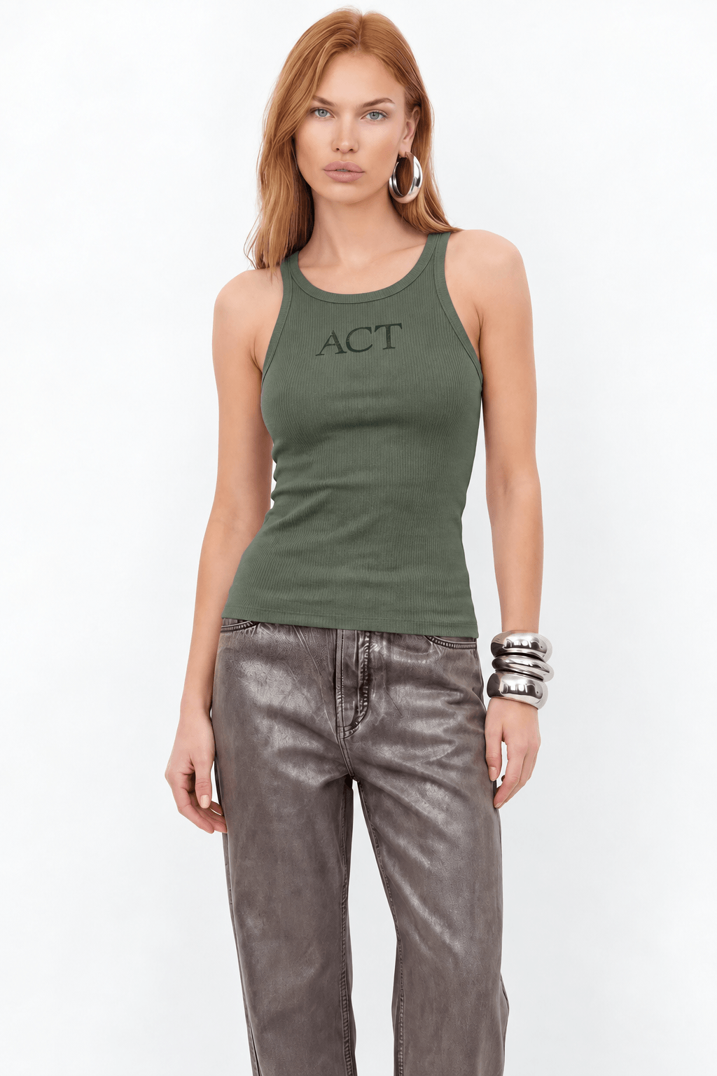 Regata Básica Moderna ACT Feminina Midnight Green
