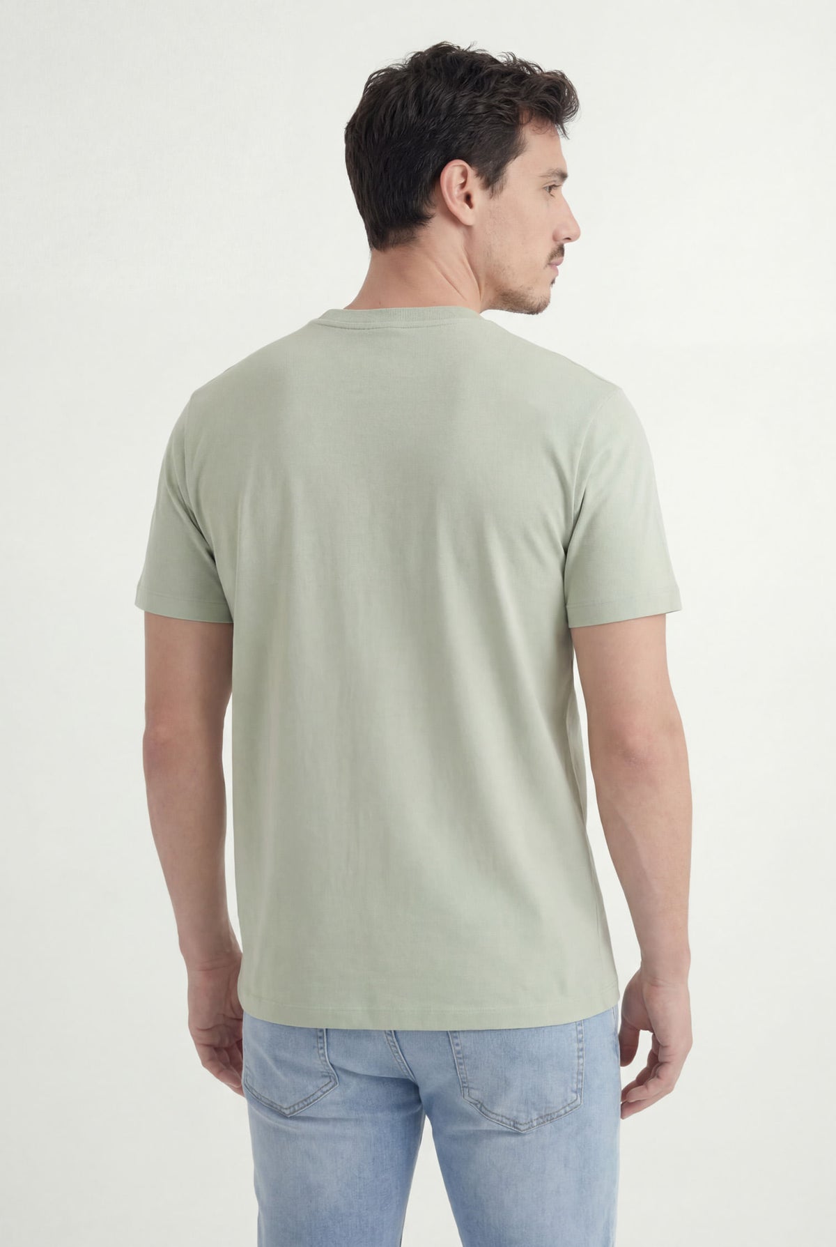 Camiseta Básica Masculino Acostamento Verde Cidreira