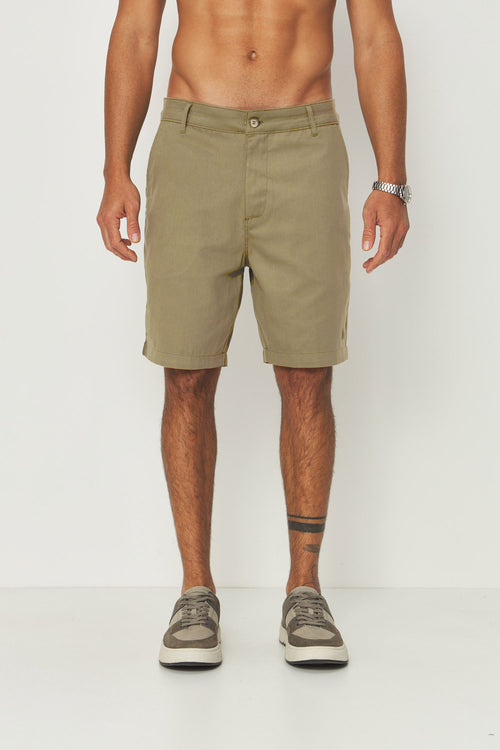 Bermuda Cotton Moderna Masculina Acostamento Areia
