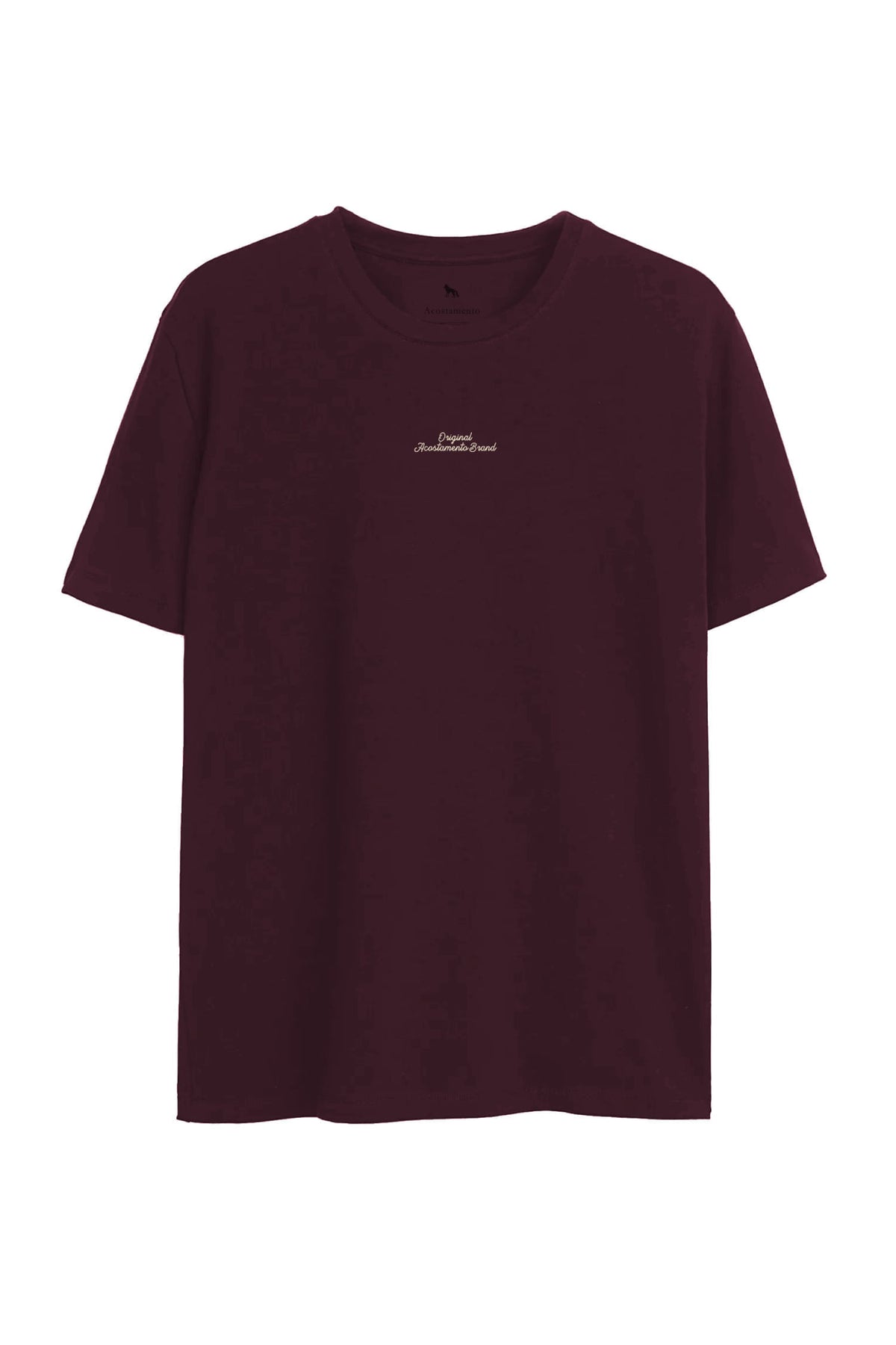 Camiseta Bordado Central Masculina Oversize Acostamento Bordo Sangria