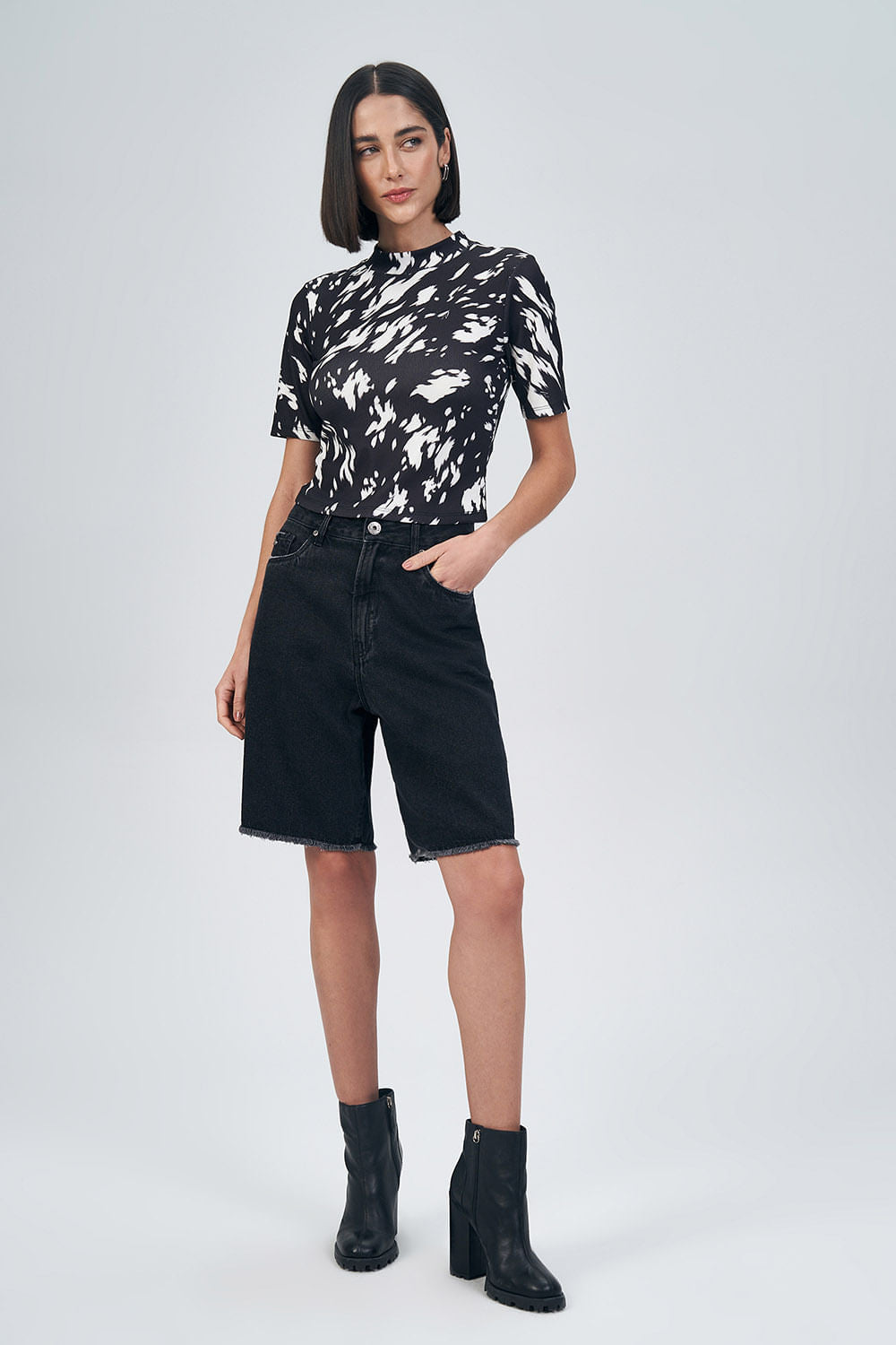 Blusa Print Feminina Acostamento Black Pumas