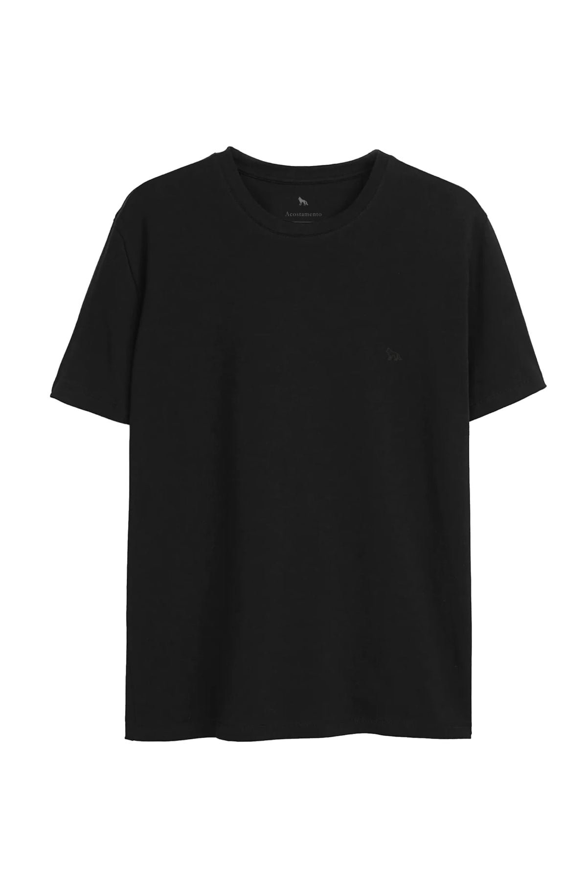 Camiseta Basic Pima Masculina Acostamento Preto